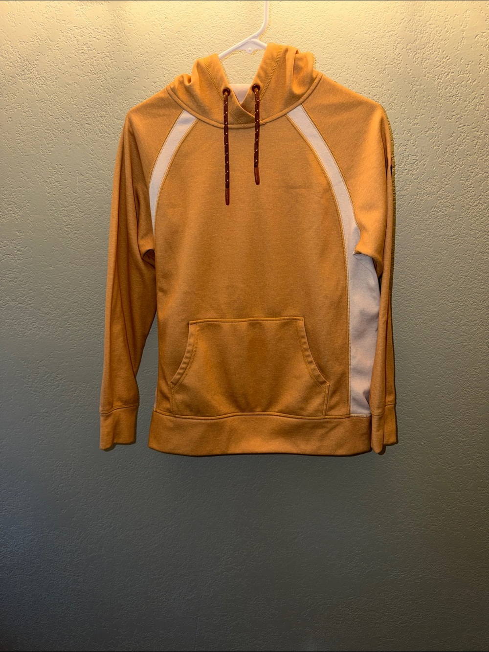 Burton Mustard Crewneck Hoodie with White Panels